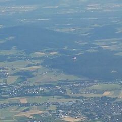 Flugwegposition um 16:34:45: Aufgenommen in der Nähe von Gemeinde Neumarkt im Mühlkreis, Österreich in 1763 Meter